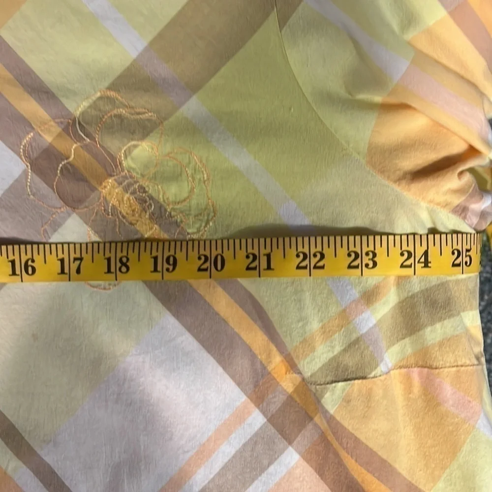 𝅺CJ BANKS button down blouse with embroidery SUZE 3X - Picture 8 of 10